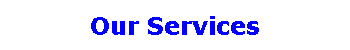 Our Services